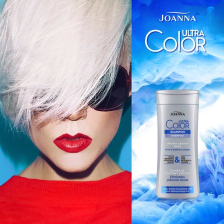 Joanna Ultra Color Szampon włosy blond rozjaśniane i siwe 200 ml (2)