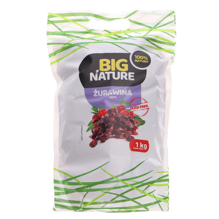 Big nature żurawina cięta 1kg (1)