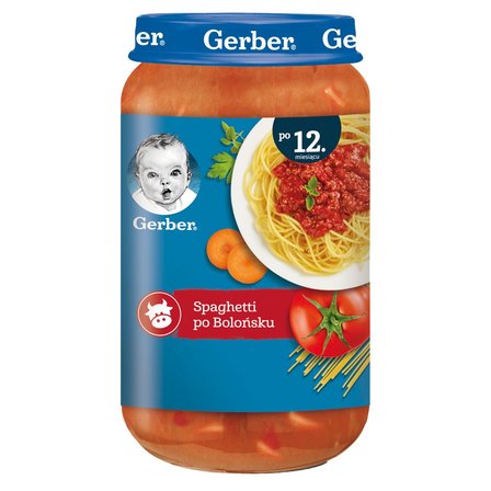 Gerber Spaghetti po bolońsku dla dzieci po 12. miesiącu 250 g (1)