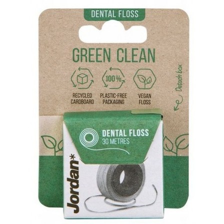 Jordan Green Clean Dental Floss nić dentystyczna 30m (1)