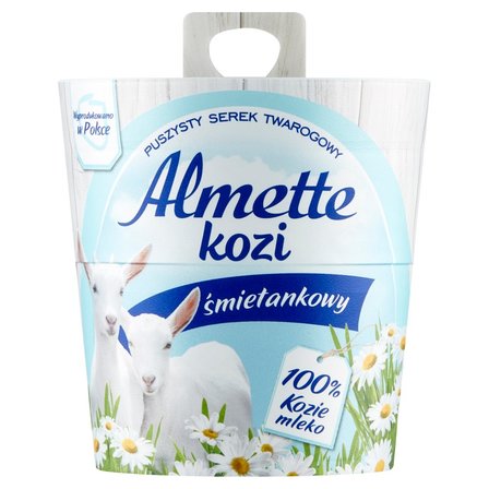 Almette Kozi Puszysty serek twarogowy śmietankowy 135 g (1)