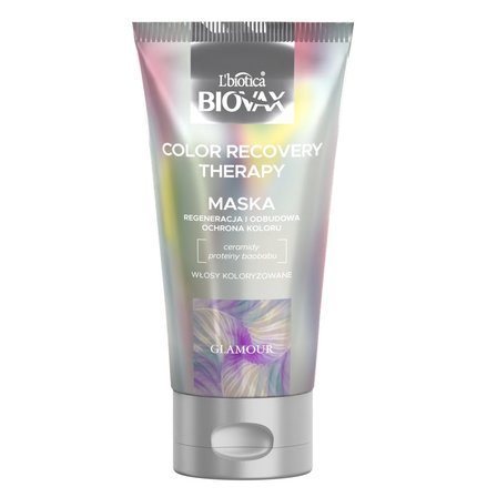 Biovax Recovery Color Therapy Intenstwnie regenerująca maska ochronna - włosy koloryzowane 150 ml (1)