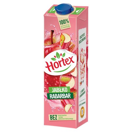 Hortex Napój jabłko rabarbar 1 l (1)