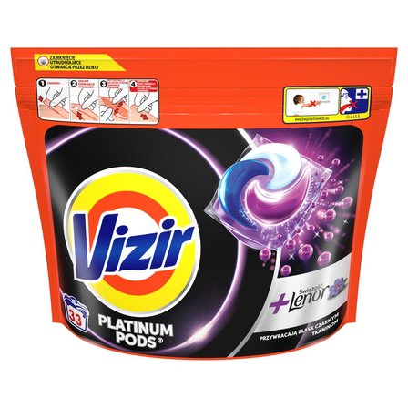 Kapsułki do prania Vizir Platinum PODS do ciemnych ubrań, 33 prań (1)
