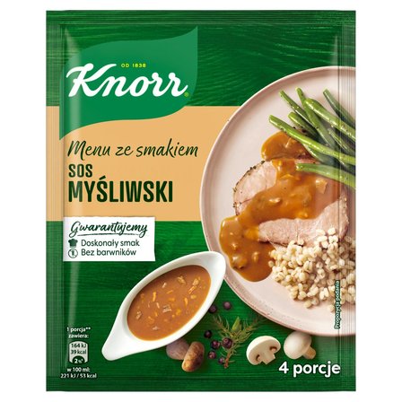 Knorr Menu ze smakiem Sos myśliwski 37 g (1)