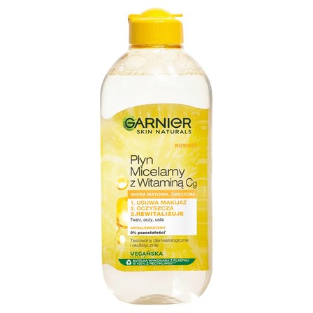 Garnier Skin Naturals Płyn micelarny z witaminą Cg 400 ml (1)
