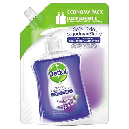 Dettol Antybakteryjne mydło do rąk uzupełnienie ukojenie 500 ml (1)