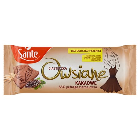 Sante Ciasteczka owsiane kakaowe 150 g (1)