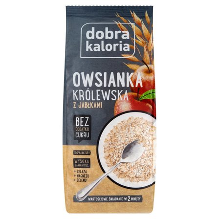 Dobra Kaloria Owsianka królewska z jabłkami 320 g (1)