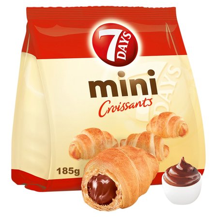 7 Days Mini Croissant z nadzieniem kakaowym 185 g (2)