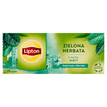 Lipton Zielona herbata z nutą mięty 32,5 g (25 torebek) (1)