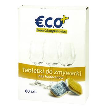 €.C.O.+  Tabletki do zmywarki bez fosforanów 60szt (1)