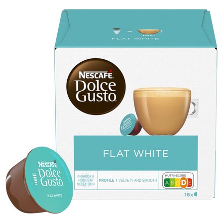 Nescafé Dolce Gusto Flat White Pełne mleko w proszku z kawą i cukrem 187,2 g (16 x 11,7 g) (4)