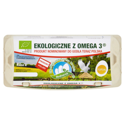 Top Jaj Jaja ekologiczne z omega 3 10 sztuk (1)