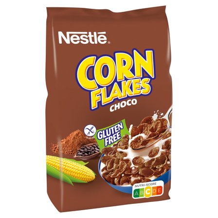 Nestlé Corn Flakes Choco Chrupiące płatki kukurydziane o smaku czekoladowym 450 g (1)