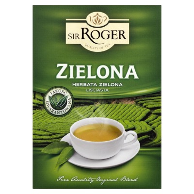 Sir Roger Herbata zielona liściasta 100 g (1)