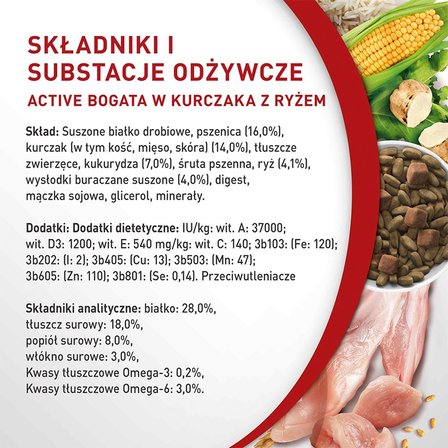 PURINA ONE Mini/Small Active Karma dla psów bogata w kurczaka z ryżem 800 g (5)