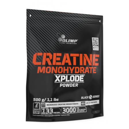 Olimp Kreatyna Xplode Monohydrate Powder 500 g Pomarańcza (1)