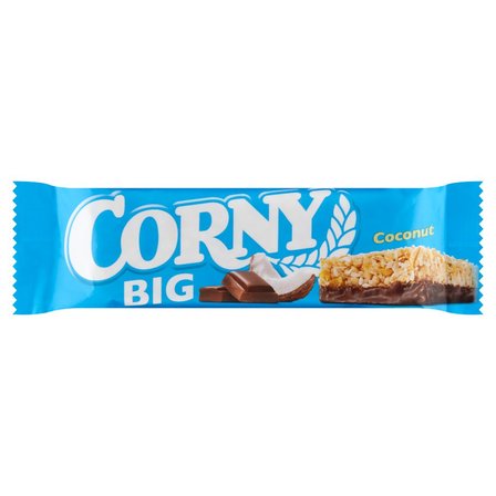 Corny Big Baton zbożowy z mleczną czekoladą i kokosem 50 g (1)
