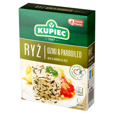 Kupiec Ryż dziki i parboiled 200 g (2 torebki) (2)