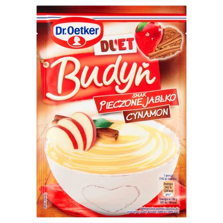 Dr. Oetker Duet Budyń smak pieczone jabłko cynamon 40 g (1)