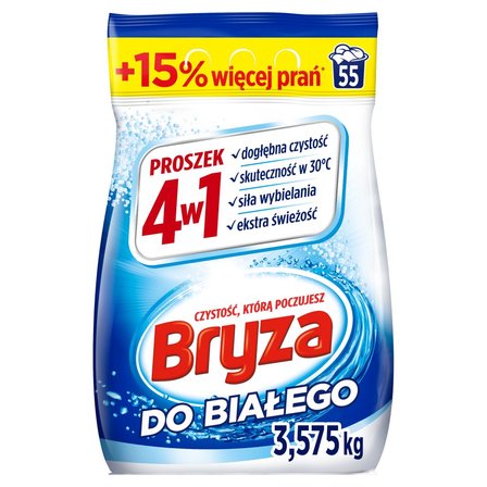 Bryza 4w1 Proszek do prania do białego 3,575 kg (55 prań) (2)