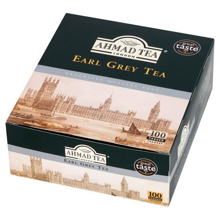 Ahmad Tea Earl Grey Herbata czarna 200 g (100 torebek z zawieszką) (2)