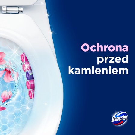 DOMESTOS Kostka toaletowa Power 5 Magnolia 3 x 50 g (3)