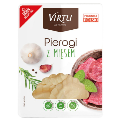 Virtu Pierogi z mięsem 1 kg (1)