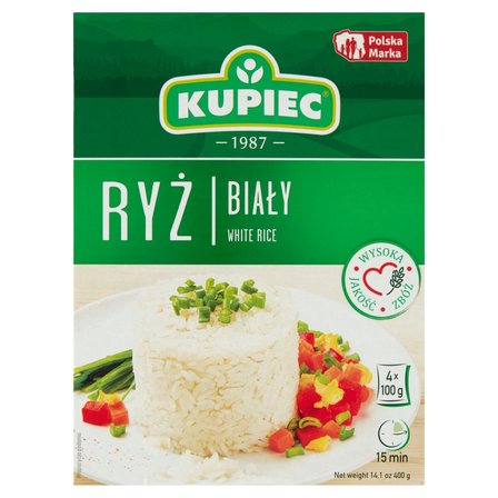 Kupiec Ryż biały 400 g (4 x 100 g) (1)