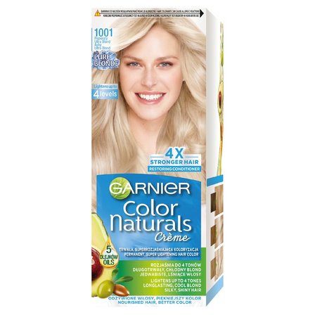 Garnier Color Naturals Crème Farba do włosów popielaty ultra blond 1001 (2)