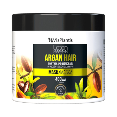 Vis Plantis Argan Hair Maska do włosów cienkich i osłabionych 400 ml (1)