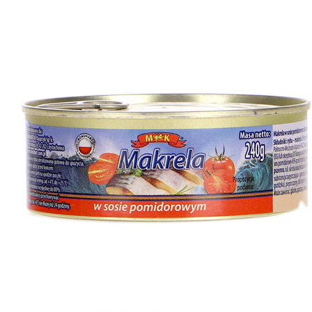 Mk makrela w sosie pomidorowym 240g (1)