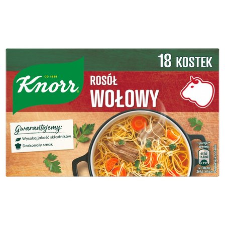 Knorr Rosół wołowy 180 g (18 x 10 g) (1)
