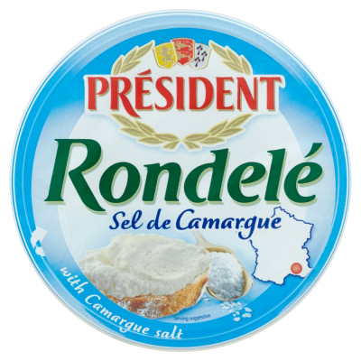 Président Rondelé Sel de Camargue Puszysty serek twarogowy 100 g (1)