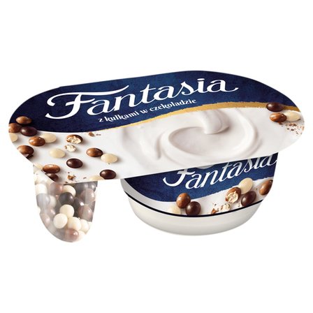 Fantasia Jogurt kremowy ze zbożowymi kulkami w czekoladzie 100 g (1)