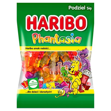 Haribo Phantasia Żelko-pianki o smaku owocowym i o smaku cola 160g (1)