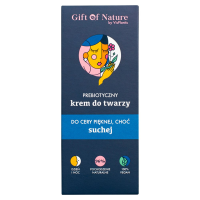 Gift of Nature Prebiotyczny krem do twarzy do cery suchej na dzień i noc 50 ml (1)