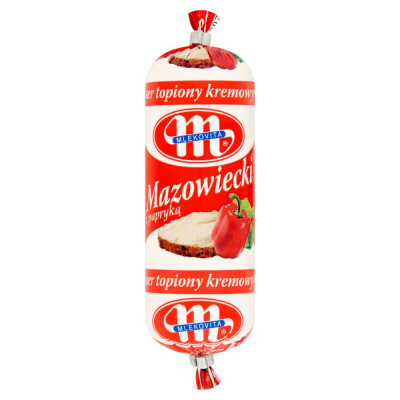 Mlekovita Mazowiecki ser topiony kremowy z papryką 100 g (1)