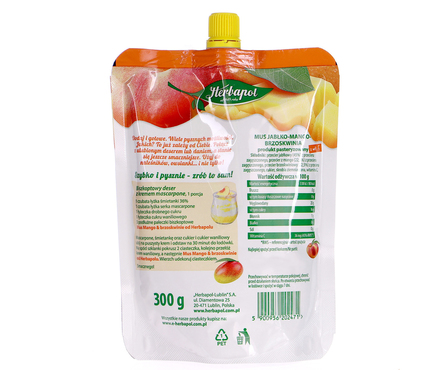 Herbapol Mus mango & brzoskwinie 300 g (2)