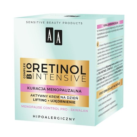 AA Retinol Intensive Kuracja Menopauzalna krem aktywny na dzień lifting + ujędrnienie 50 ml (5)