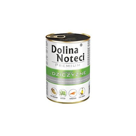 Dolina Noteci Premium mokra karma dla psa bogata w dziczyznę puszka 400 g (1)