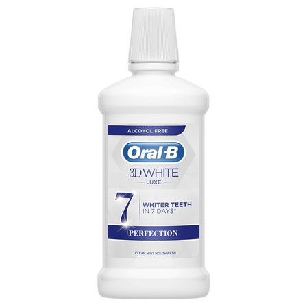 Oral-B 3DWhite Luxe Perfection Płyn do płukania jamy ustnej 500ml (1)