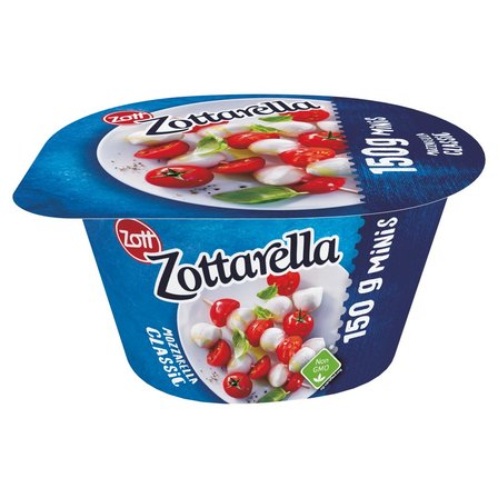 Zott Zottarella Minis Classic Ser mozzarella 150 g (1)