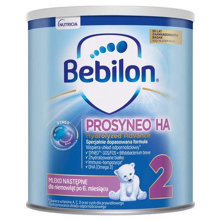 Bebilon Prosyneo HA 2 Mleko następne dla niemowląt po 6. miesiącu 400 g (1)