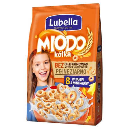 Lubella Miodo kółka Zbożowe kółka z miodem 250 g (2)