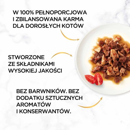 Gourmet Gold Karma dla kotów casserole z wołowiną i kurczakiem w sosie z pomidorami 85 g (3)