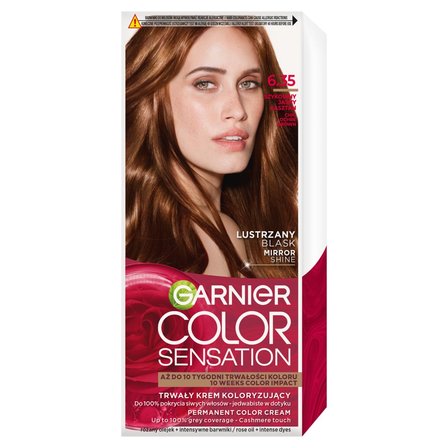 Garnier Color Sensation Farba do włosów 6.35 Szykowny jasny kasztan (2)