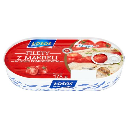 Łosoś Ustka Filety z makreli w sosie pomidorowym 175 g (2)