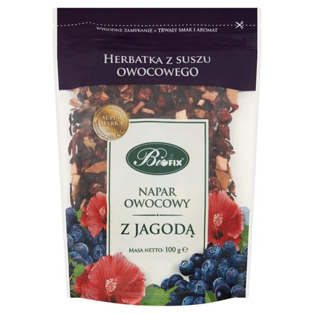 Bifix Napar owocowy z jagodą Herbatka z suszu owocowego 100 g (1)